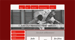 Desktop Screenshot of judo-club-mv.de